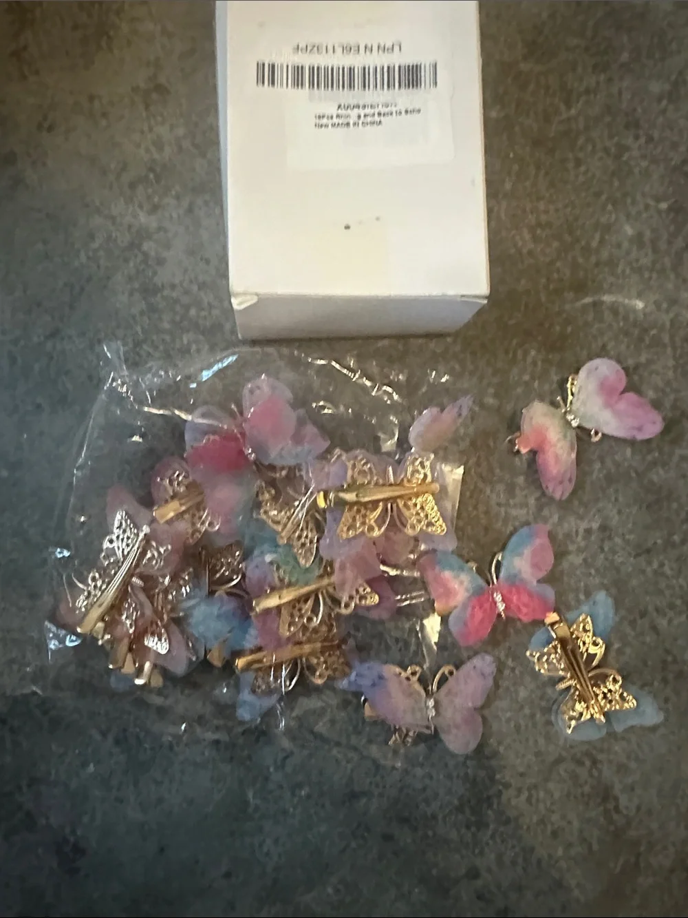 Butterfly Hair Clips for Women/ Girls - 18 qty.